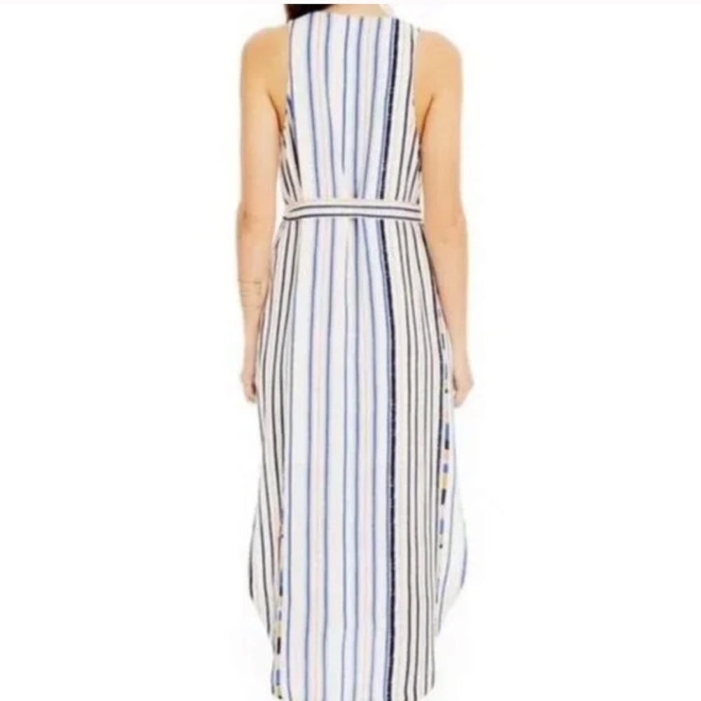 NWT Astr The Label Womens Andy Striped Midi Dress- Size Large - Picture 8 of 15